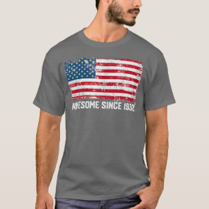 90e verjaardag,  vs , Geweldige sinds 1932 T-shirt