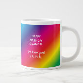 90e verjaardag werelden Beste Fabulous regenboog Grote Koffiekop (Rechts)