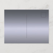 90e verjaardag zilvermetalen glitterstofglazuur uitnodiging briefkaart (Achterkant)