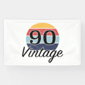  90e verjaardag Zondag Spandoek (Horizontaal)