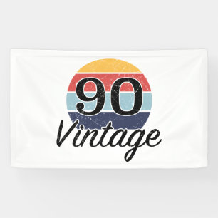 90e verjaardag Zondag Spandoek