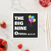 90e verjaardagsfeestje krijgt oude Humor Servet (Insitu)