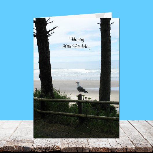 90e verjaardagskaarten kaart