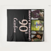 90e verlichtingspartij, roze gouden glitter & 3 fo wandkleed (Voorkant (horizontaal))