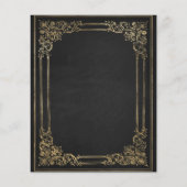 90e |  Victoriaans Boek Verjaardagsuitnodiging (Achterkant)