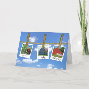 90e zondagsbontjes en trekkermomentopnamen kaart