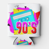 90er Jahre Old School Vibes Shirt Designs Geschenk Blikjeskoeler (Voorkant)