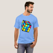 90s 80rendy Nostalgie Kubus grappig T-shirt (Voorkant volledig)