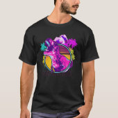90S 80S Retro Dinosaurus Vaporwave Esthetisch T-shirt (Voorkant)