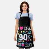 '90's '90 Ik hoor de jaren '90. Schort (Gedragen)