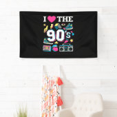 '90's '90 Ik hoor de jaren '90. Spandoek (Insitu)