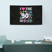 '90's '90 Ik hoor de jaren '90. Spandoek (Beurs)