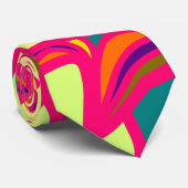 90s Abstract Stropdas patroonpad (Opgerold)