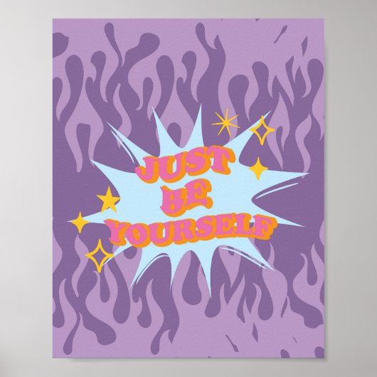 90s Aesthetic Quote Poster (Voorkant)