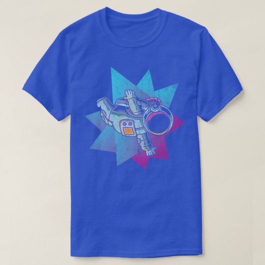 90s Art Aesthetics Outer Space Synthwave Vaporwave T-shirt (Design voorkant)