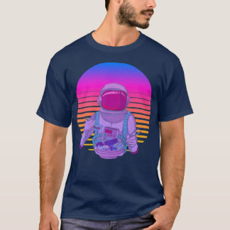 90s Art Space Vaporwave Ramen Noodles Retro Astron T-shirt
