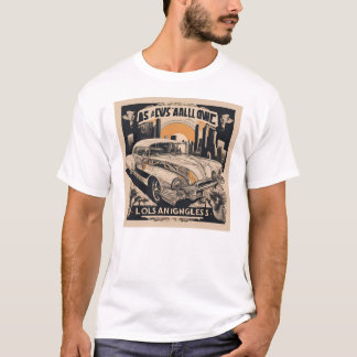 90s auto ontworpen T-shirt