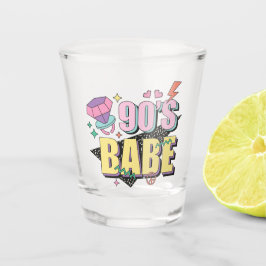 "90s Babe" Nostalgisch geschenk Shot Glas