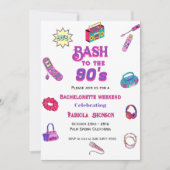 90's baby Bachelorette feest & weekendroute Kaart (Voorkant)