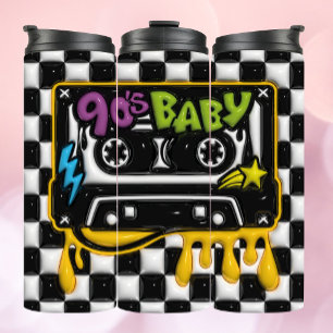 90's Baby Cassette 3D Opgeblazen Tumbler Thermosbeker
