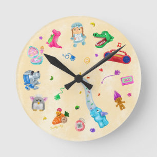 90s Baby Klassiekers Ronde Klok
