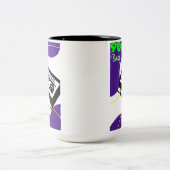 90s Baby Millennial MaMa Tweekleurige Koffiemok (Center)