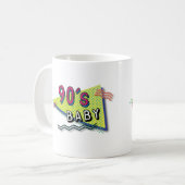 90's Baby-patroon Koffiemok (Voorkant links)