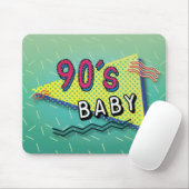 90's Baby-patroon Muismat (Met muis)