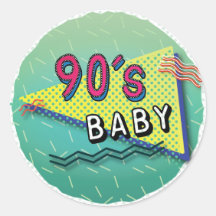 90's Baby Patroon Stickers