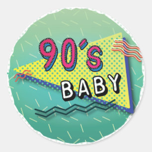 90's Baby Patroon Stickers