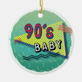 90's Baby Patroonpatroon Ornament (Voorkant)