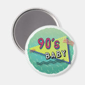 90's Baby Pattern Magnet (Voorkant / Achterkant)
