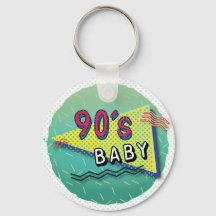 90's Baby Pattern-Sleutelhanger
