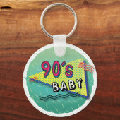 90's Baby Pattern-Sleutelhanger Sleutelhanger (Voorkant)