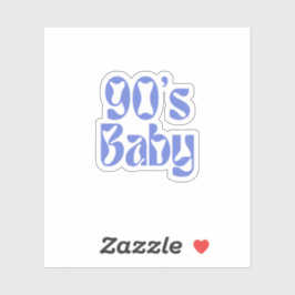 90s Baby Sticker