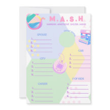 90's Bachelorette Party MASH Sjabloon