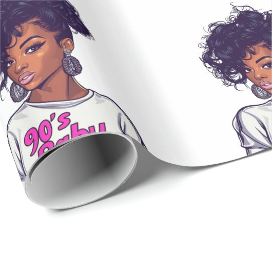 90's Bash Wrapping Paper Cadeaupapier (Rol Hoek)