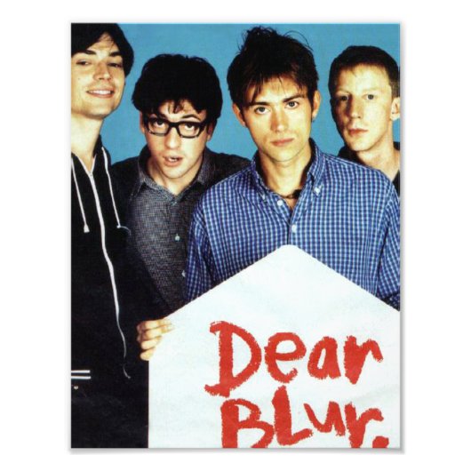90s Blur Britpop Era Poster (Voorkant)