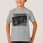 90'S BOOM BOX COOL RETRO T-SHIRT (Voorkant)
