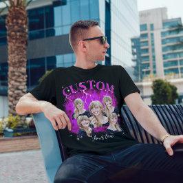 90's bootleg rap t-shirt aangepaste foto T-Shirt