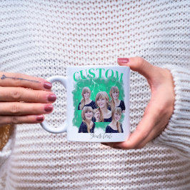 90's bootleg rap tee custom photo koffiemok