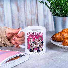 90's bootleg rap tee custom photo koffiemok