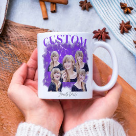 90's bootleg rap tee custom photo koffiemok