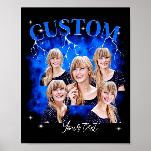 90s Bootleg Rap Tee Photo  Poster (Voorkant)