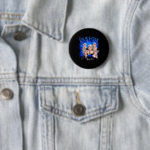 90s Bootleg Rap Tee Photo Ronde Button 5,7 Cm (In situ)