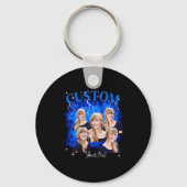 90s Bootleg Rap Tee Photo Sleutelhanger (Voorkant)