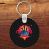 90s Bowling Pins Sleutelhanger (Voorkant)