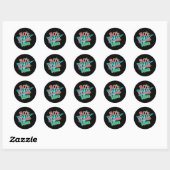90s Bride Squad Bruidsmeisje Retro Matching Bachel Ronde Sticker (Vel)