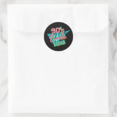 90s Bride Squad Bruidsmeisje Retro Matching Bachel Ronde Sticker (Tas)