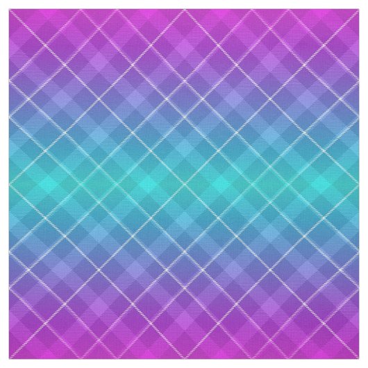 90s Bright Pset Pattern Girly Pink Paars Ombre Stof (Swatch)